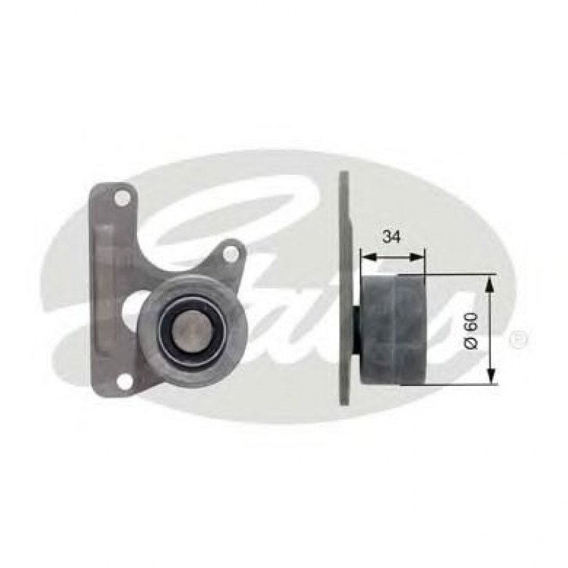 T42068 (7786-21361)  Обвідний ролик ременя ГРМ GATES POWERGRIP IDLER