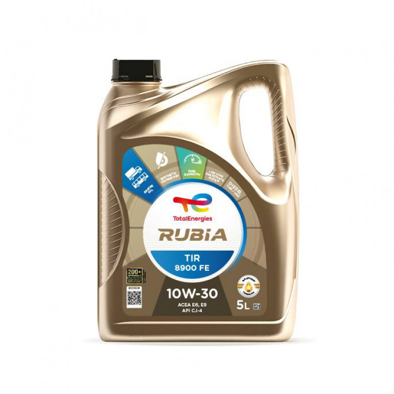 TOTAL RUBIA TIR 8900 FE 10W30 5L (x3)   олива моторна