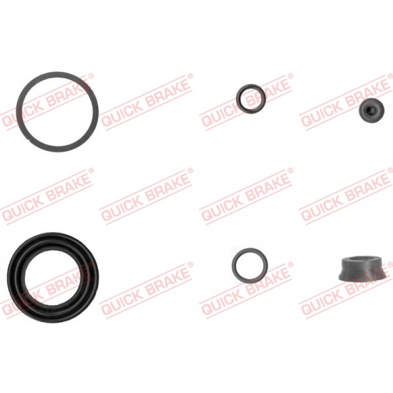 114-0030 QUICK BRAKE Ремкомплект супорта (заднього) Renault Megane 01- (d34mm) (Lucas)