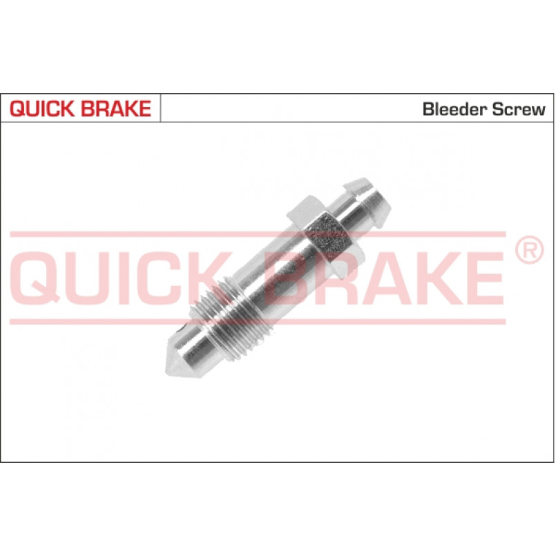 0018 QUICK BRAKE Штуцер прокачки гальм (M10x1/10x36.5)