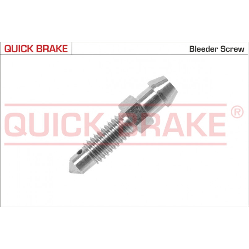 0033 QUICK BRAKE Штуцер прокачки гальм (M6x1/7x29.0)