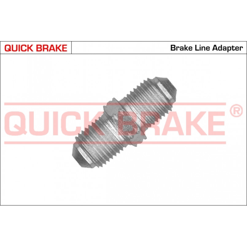OEE QUICK BRAKE З'єднувач трубки гальмівної (M10x1/11x28/d3.2) (папа/папа)