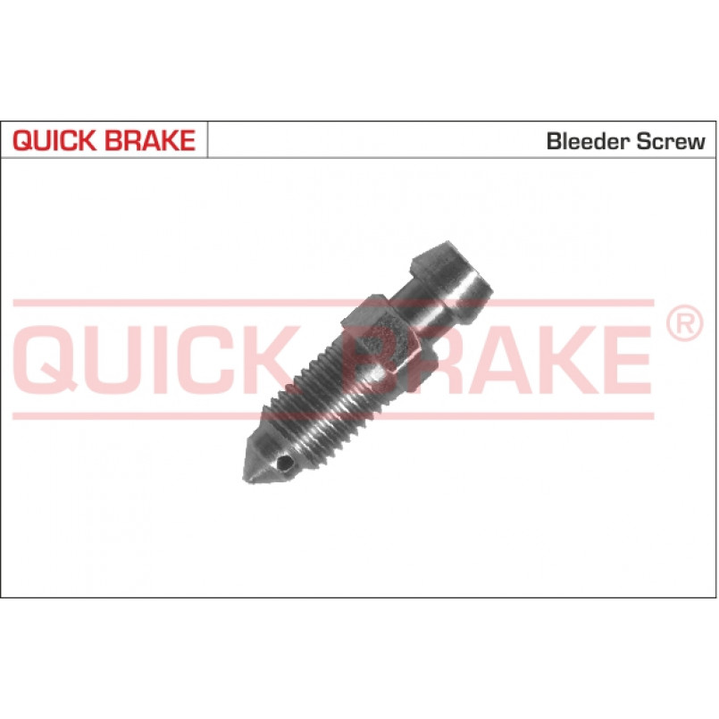 0093 QUICK BRAKE Штуцер прокачки гальм (M8x1/8х28.0)