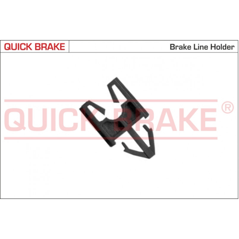 XA QUICK BRAKE Клипса крепления тормозной трубки (3/16''- 5mm) защелка под 7mm