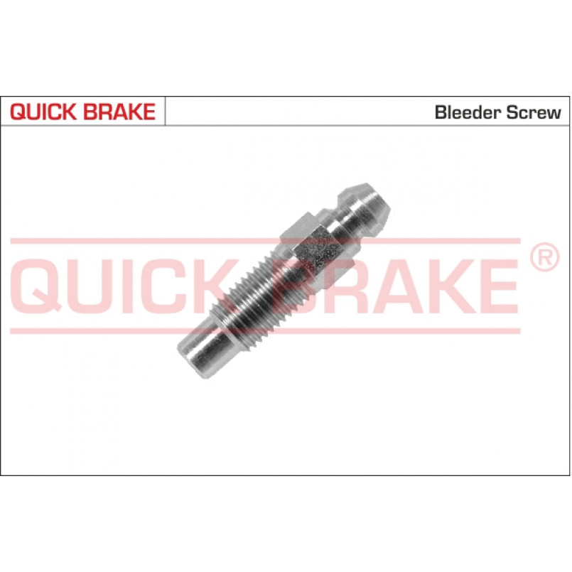 0089 QUICK BRAKE Штуцер прокачки гальм (M8x1/8x32)