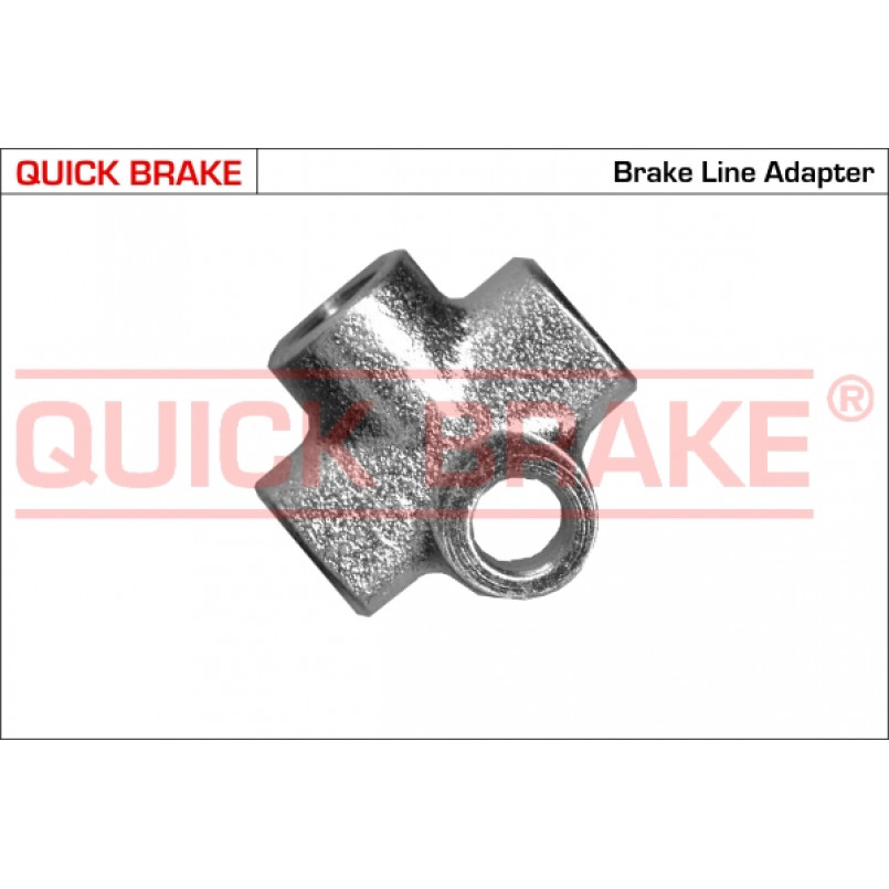 O3A QUICK BRAKE З'єднувач трубки гальмівної (M10x1) (мама/мама/мама)