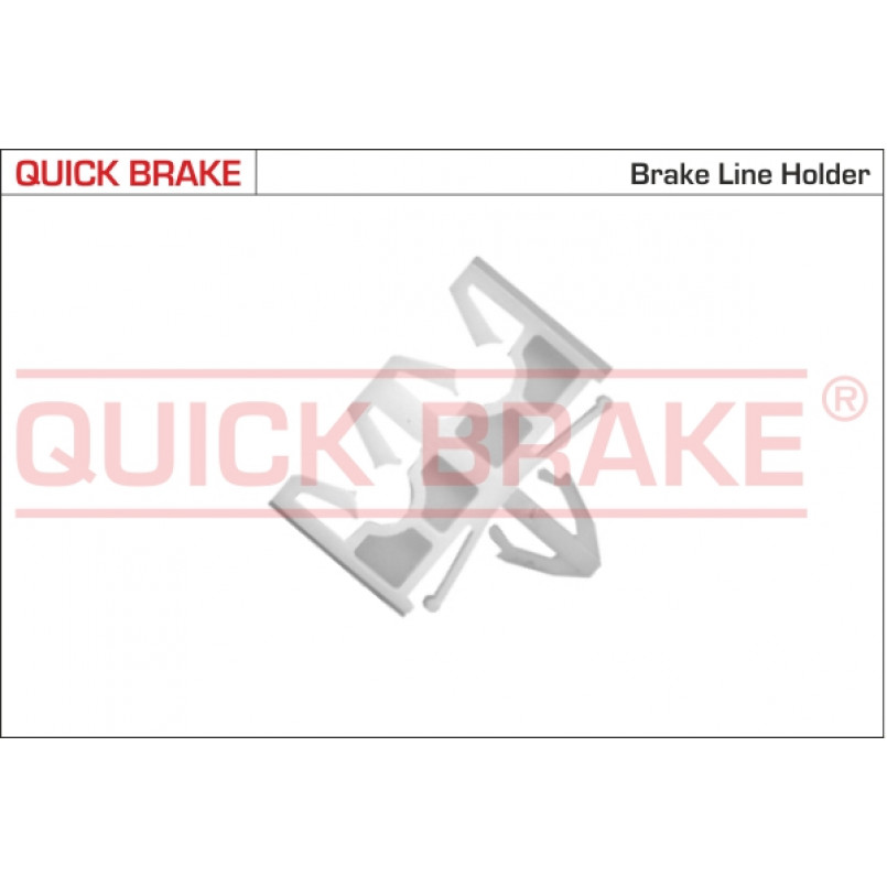 WA QUICK BRAKE Кліпса кріплення гальмівної трубки