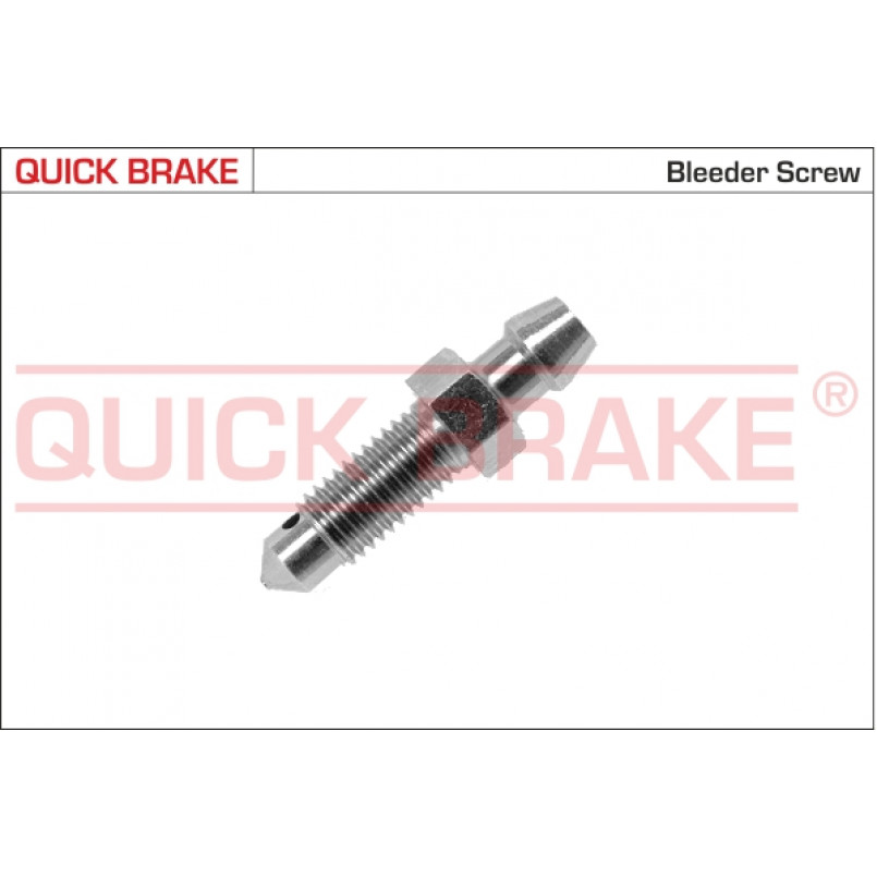 0088 QUICK BRAKE Штуцер прокачки гальм (M7x1/9x33)