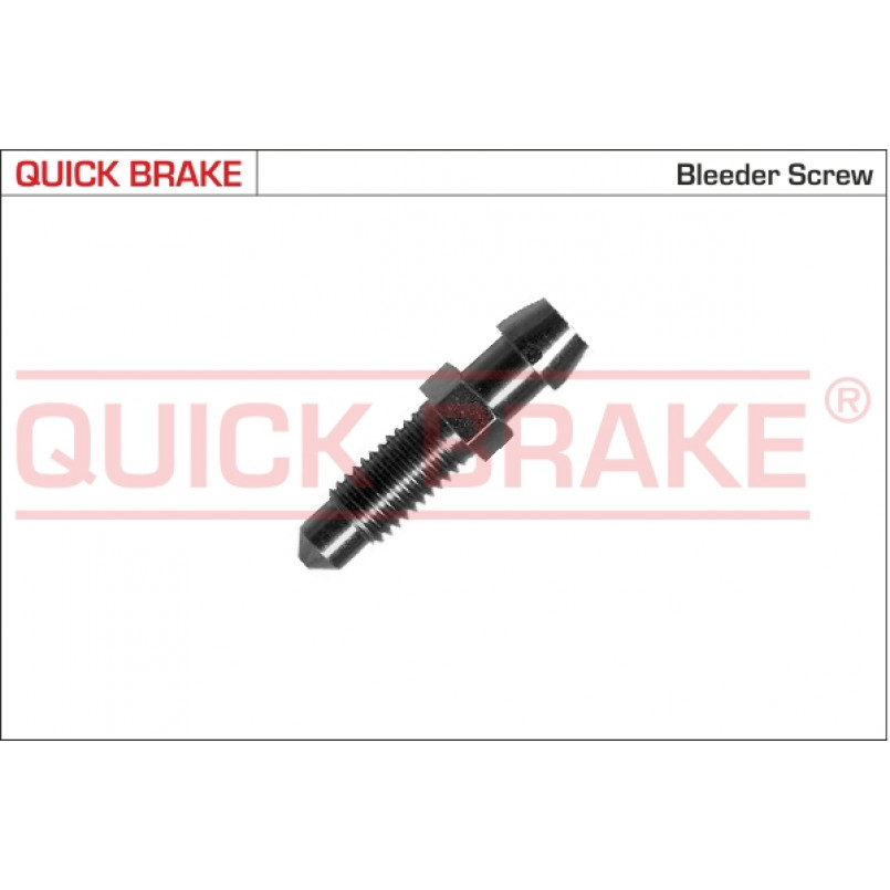 0105 QUICK BRAKE Штуцер прокачки гальм (1/4''x28/7x28.5)