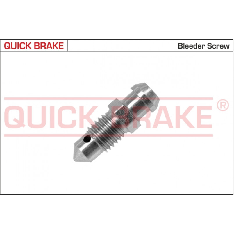 0053 QUICK BRAKE Штуцер прокачки гальм (M7x1/7x21.7)