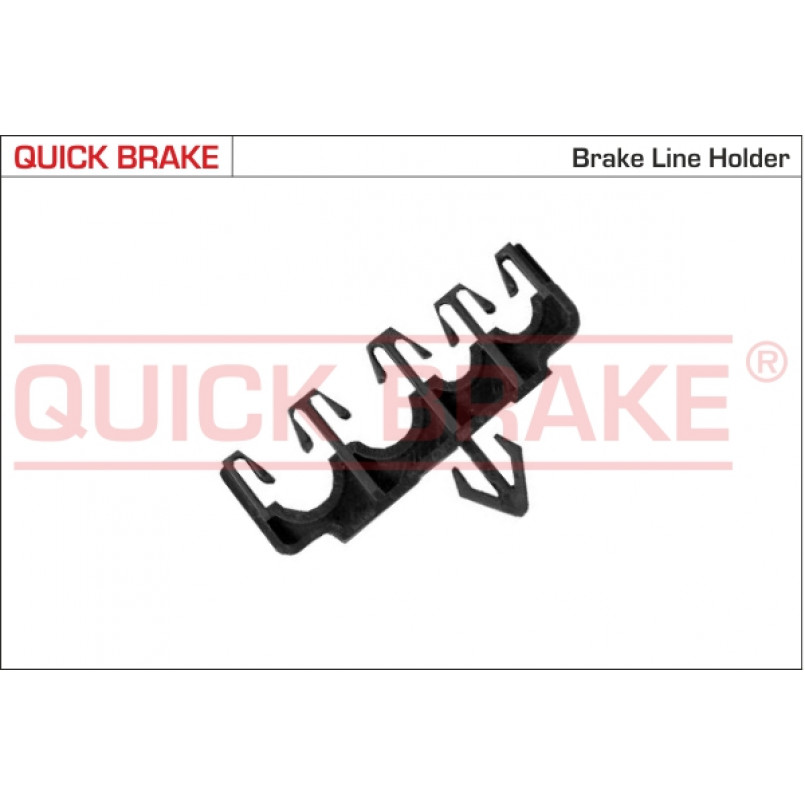 WD QUICK BRAKE Кліпса кріплення гальмівної трубки
