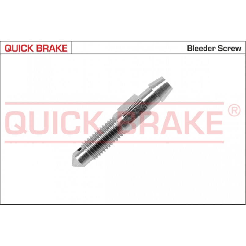 0087 QUICK BRAKE Штуцер прокачки гальм (M7x1/7x38.3)