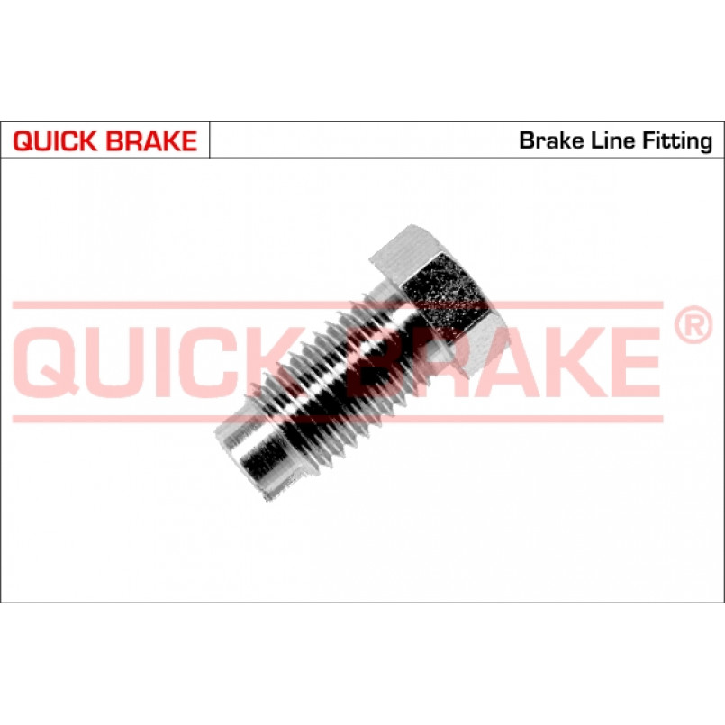 G QUICK BRAKE З'єднувач трубки гальмівної (3/8''x20/11x22.4/d5.0)