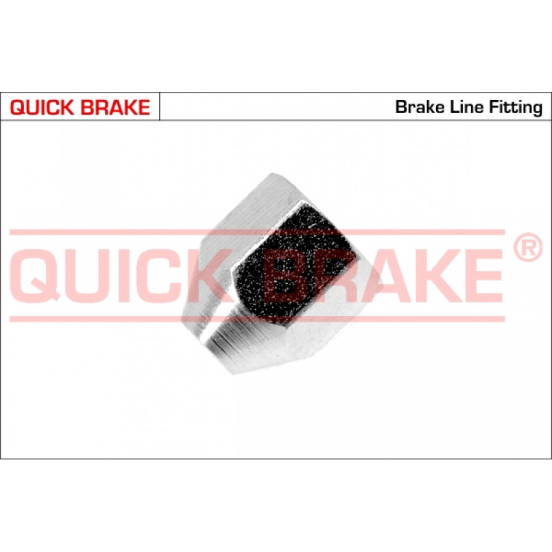 H QUICK BRAKE З'єднувач трубки гальмівної (3/8''x24/14x17.5/d5.0)