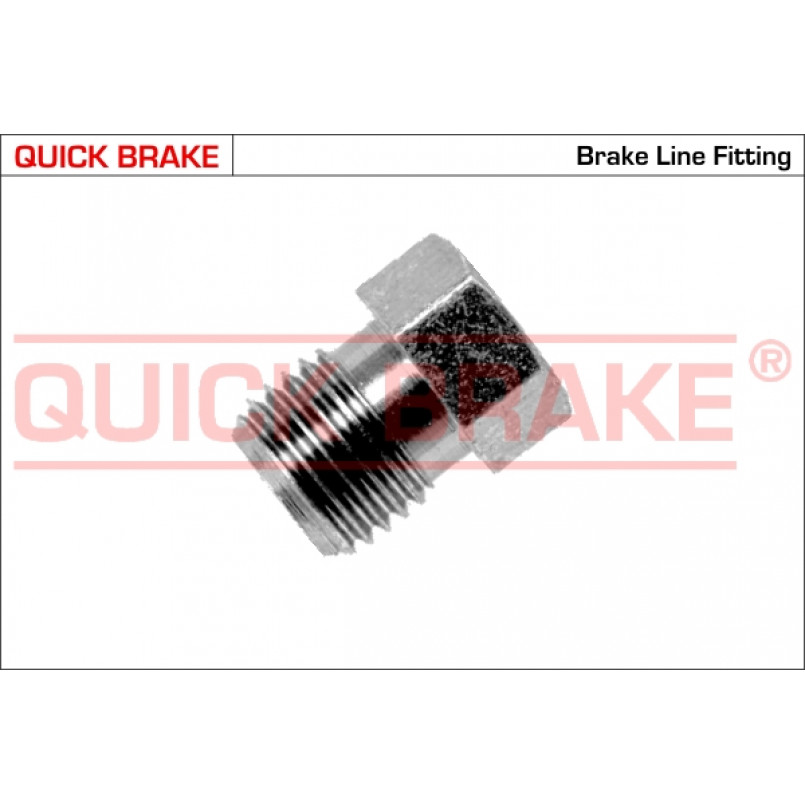J QUICK BRAKE З'єднувач трубки гальмівної (3/8''x24/10x14.4/d5.0)