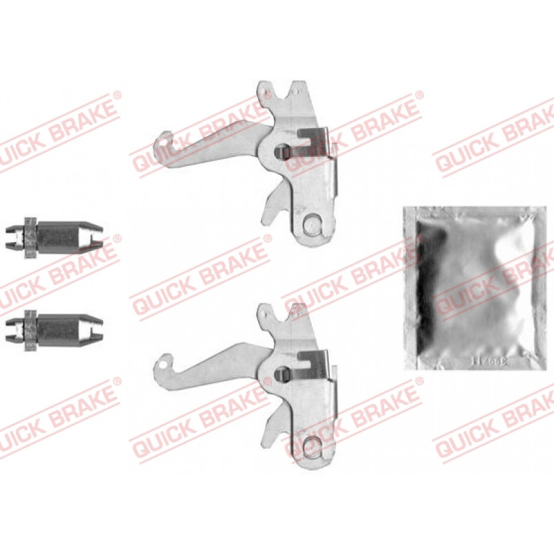 120 53 012 QUICK BRAKE Трещітка колодок ручника Opel Omega A/B/ Vectra A/B (к-кт)