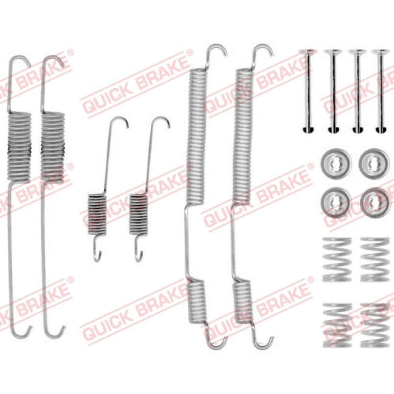 105-0755 QUICK BRAKE Комплект пружинок колодок ручника Renault Trafic -01