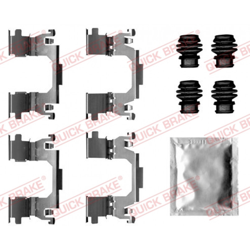 109-0061 QUICK BRAKE Планка супорта (переднього) прижимна Renault Megane IV/Scenic IV 15-