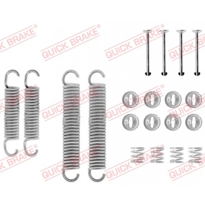105-0601 QUICK BRAKE Комплект пружинок колодок ручного гальма