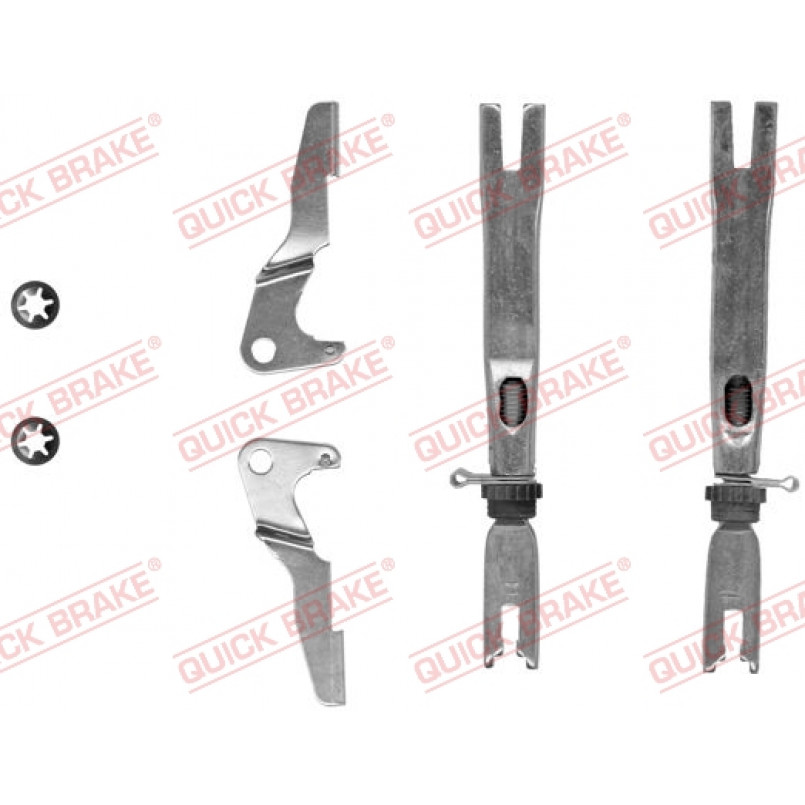102 53 010 QUICK BRAKE Трещітка колодок ручника Citroen Berlingo/Peugeot Partner 96-15 (к-кт)