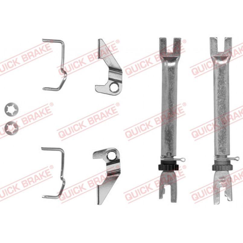 102 53 009 QUICK BRAKE Трещітка колодок ручника Opel Astra F/G/H/Combo/Vectra B 91- (к-кт)