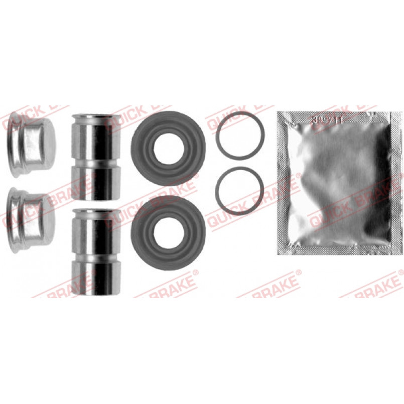 113-1307 QUICK BRAKE Ремкомплект направляючих супорта (переднього) Opel Vectra A/Kadett D/E -95 (Del