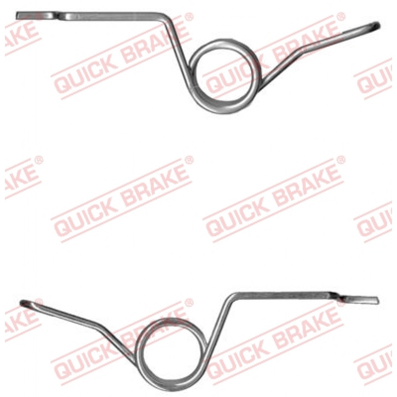 113-0527 QUICK BRAKE Пружини супорта (заднього) Opel Insignia A/Skoda Octavia II/VW Golf IV 03- (К-к
