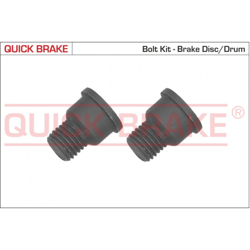 11664K QUICK BRAKE Комплект болтів гальмівного диску/барабану