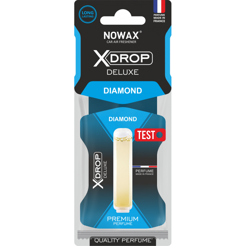 NOWAX Ароматизатор целюлозний з капсулою Nowax серія X Drop Delux - Diamond (25шт/ящ)