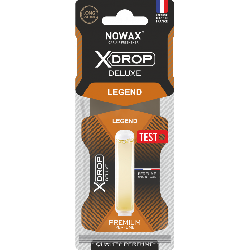 NOWAX Ароматизатор целюлозний з капсулою Nowax серія X Drop Delux - Legend (25шт/ящ)