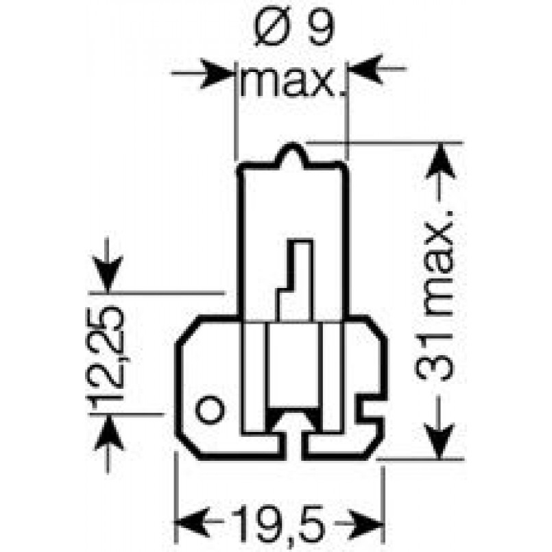 64175 OSRAM Лампа H2 24V X511 70W ORIGINAL