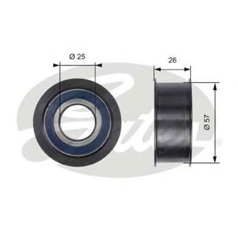 T41242 (7786-21485)  Натяжний ролик ременя ГРМ GATES POWERGRIP TENSIONER