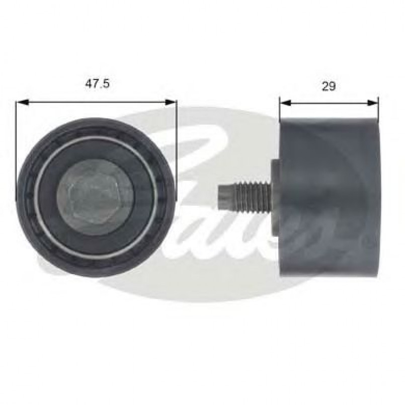 T42197 (7786-21541)  Обвідний ролик ременя ГРМ GATES POWERGRIP IDLER