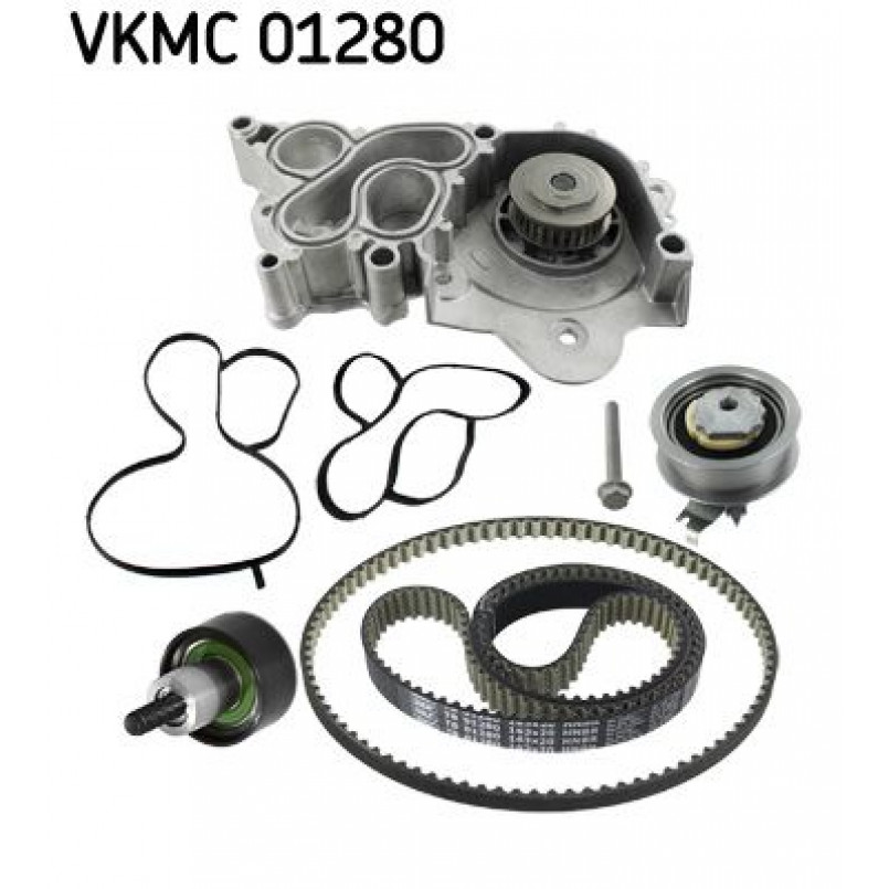 VKMC 01280 SKF - Насос охолоджуючої рідини + комплект зубчатого ремня
