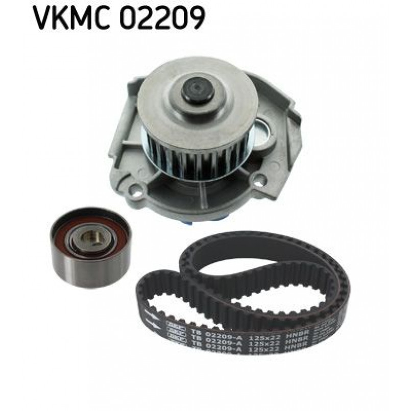 VKMC 02209 SKF - Насос охолоджуючої рідини + комплект зубчатого ремня