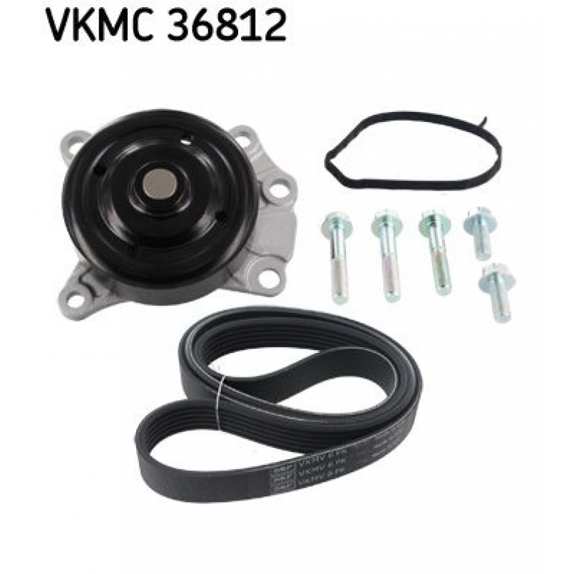 VKMC 36812 SKF - Насос охолоджуючої рідини + комплект зубчатого ремня