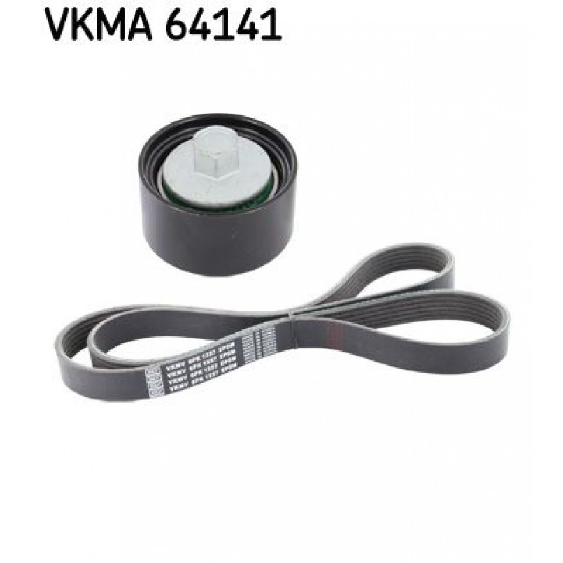 VKMA 64141 SKF Комплект (ремінь+ролики)