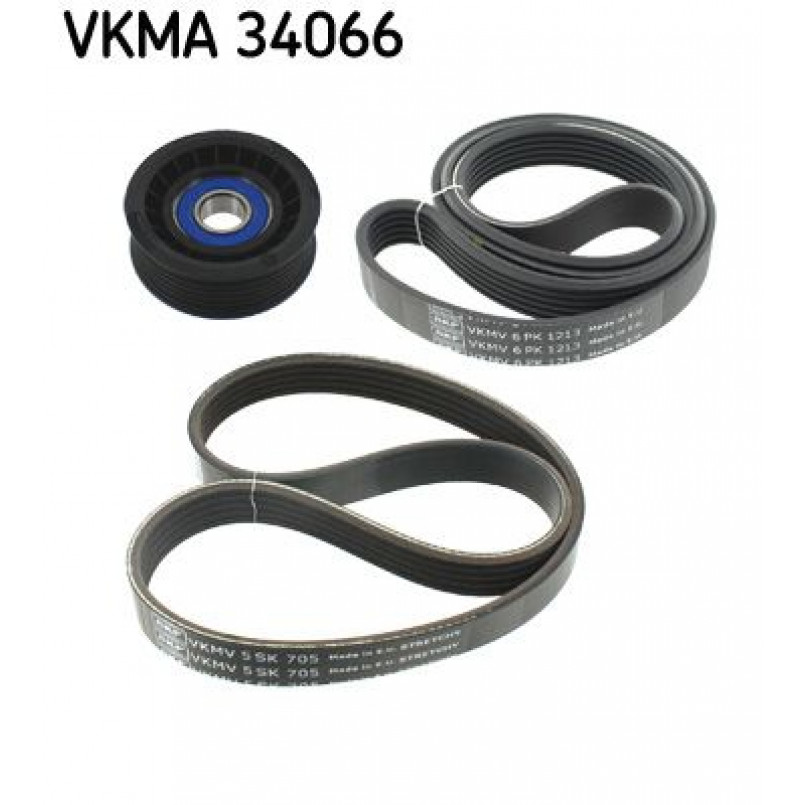 VKMA 34066 SKF Комплект доріжкового ремня