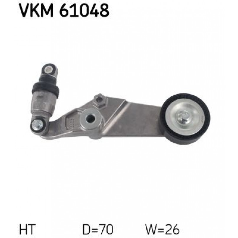 VKM 61048 SKF Натягувач поліклинового ременя