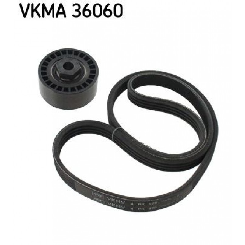 VKMA 36060 SKF Комплект доріжкового ремня (ролик, ремінь)