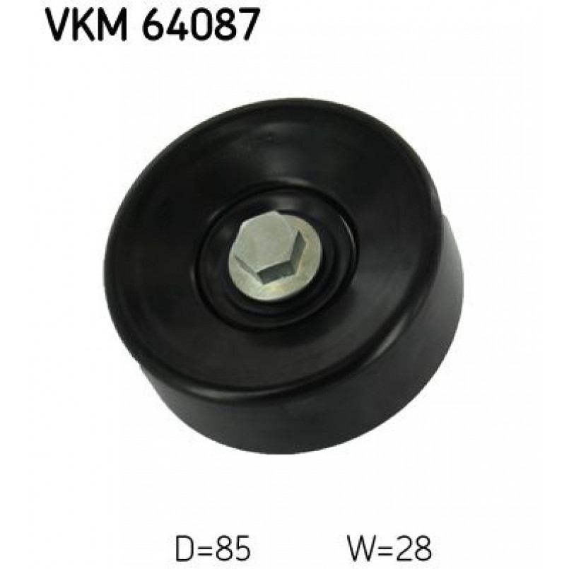 VKM 64087 SKF Ролик модуля натягувача ременя