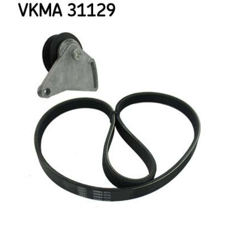 VKMA 31129 SKF Комплект доріжкового ремня (ролик, ремінь)