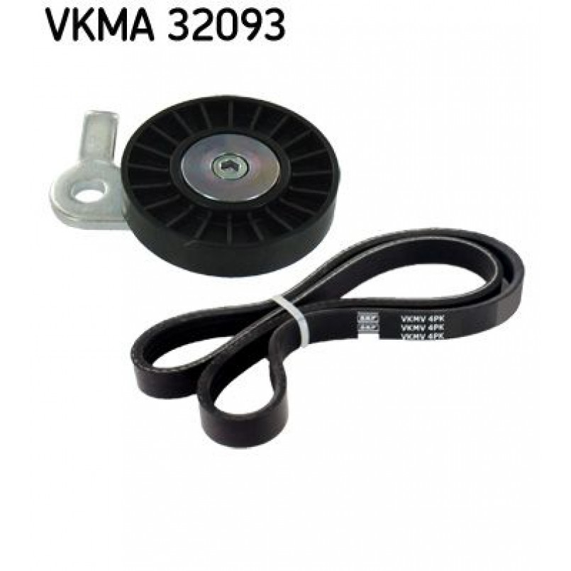 VKMA 32093 SKF Комплект доріжкового ремня (ролик, ремінь)