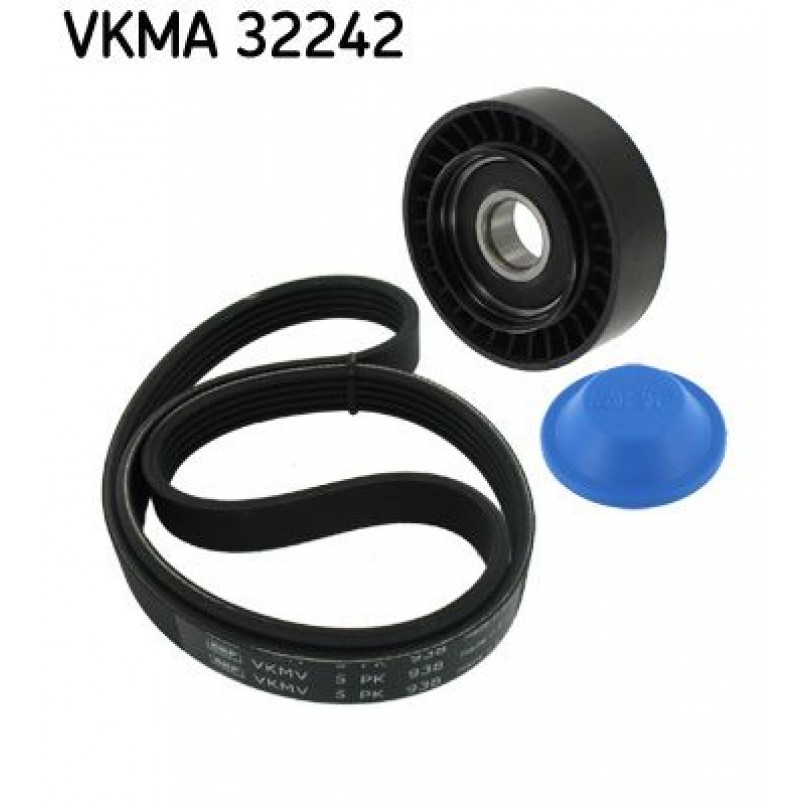 VKMA 32242 SKF Комплект доріжкового ремня (ролик, ремінь)