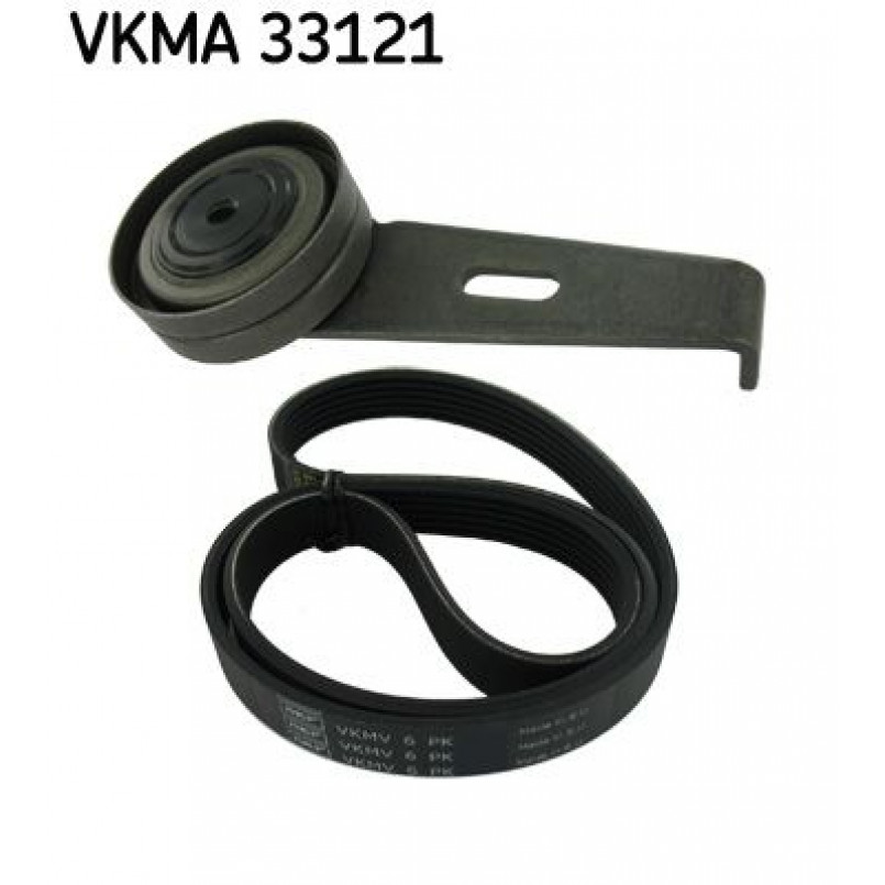 VKMA 33121 SKF Комплект доріжкового ремня (ролик, ремінь)