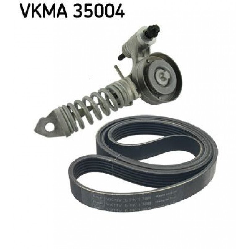 VKMA 35004 SKF Комплект доріжкового ремня (ролик, ремінь)