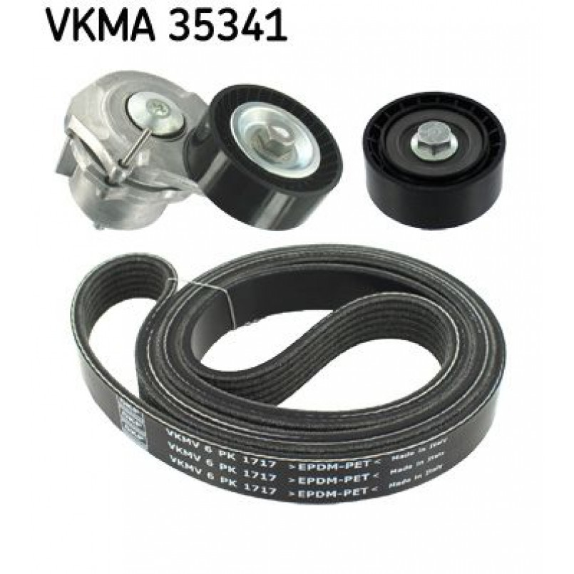 VKMA 35341 SKF Комплект доріжкового ремня (ролик, ремінь)