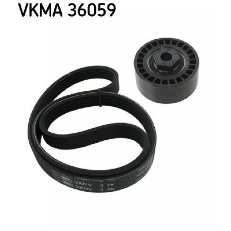 VKMA 36059 SKF Комплект доріжкового ремня (ролик, ремінь)