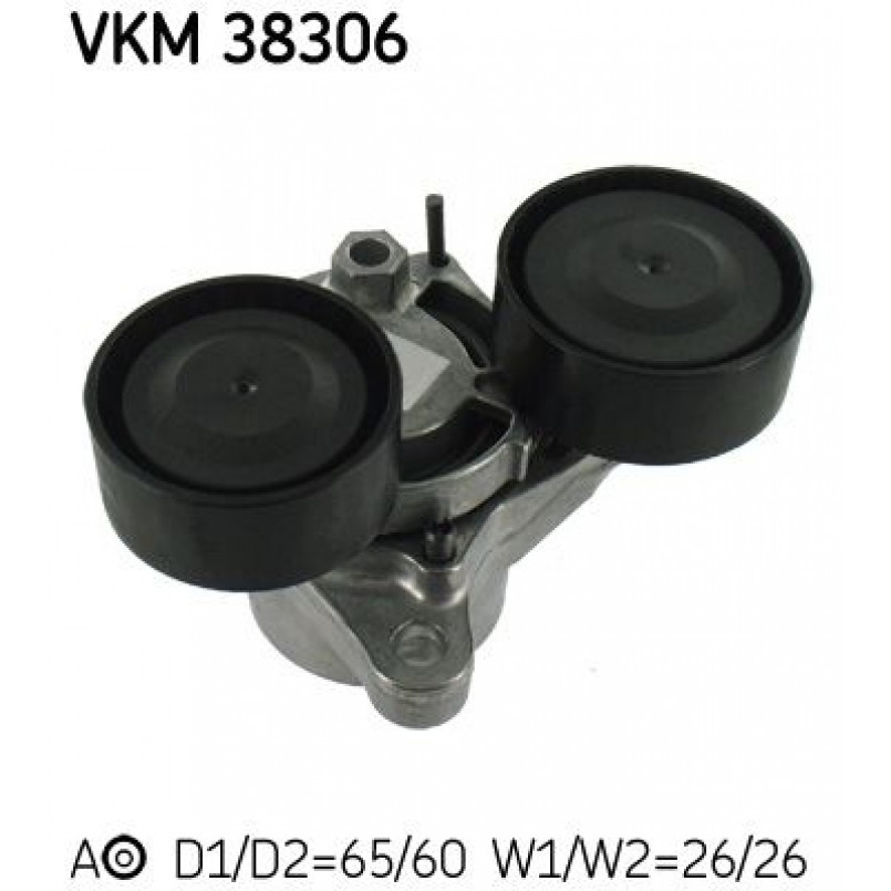 VKMA 38306 SKF Комплект доріжкового ремня (ролик, ремінь)