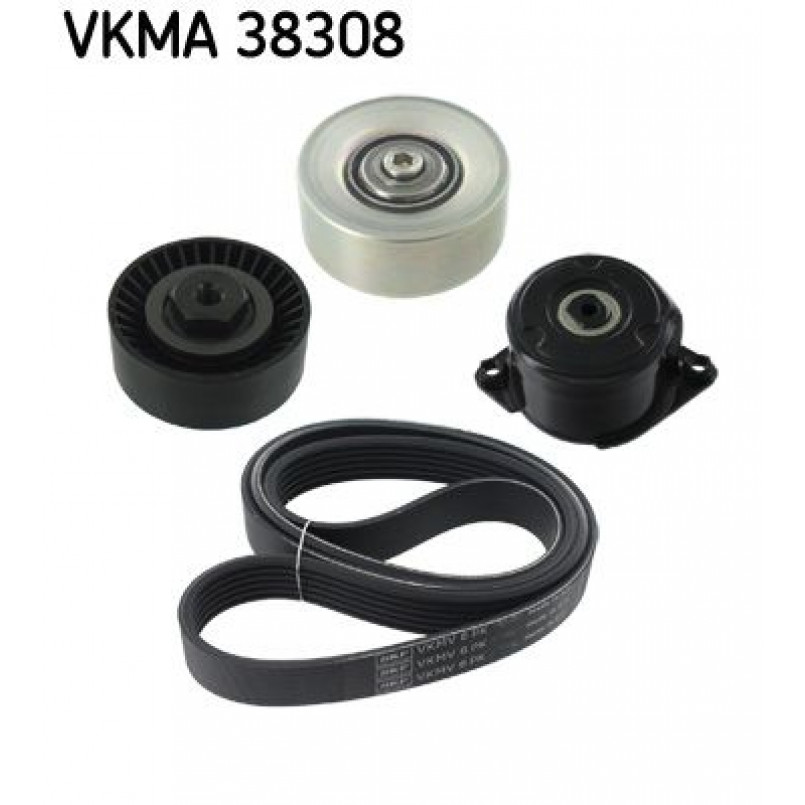 VKMA 38308 SKF Комплект доріжкового ремня